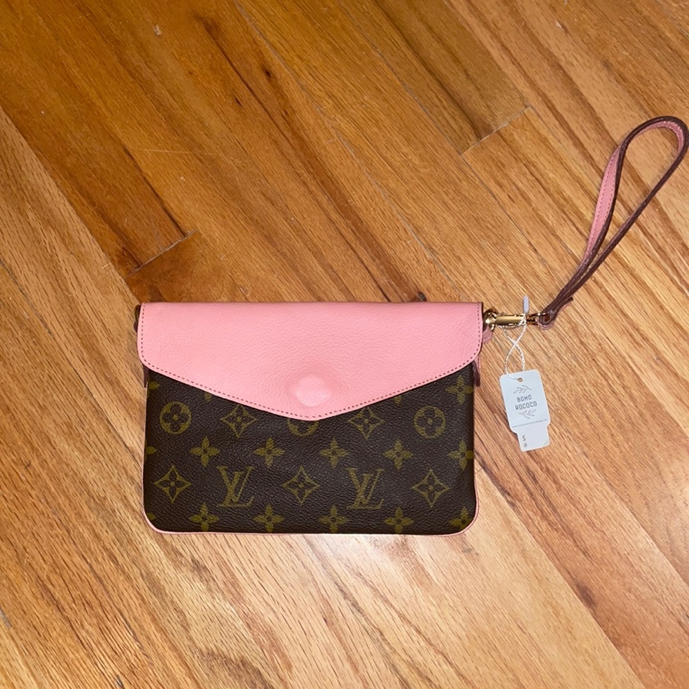 Boho Rococo upcycled bag/clutch